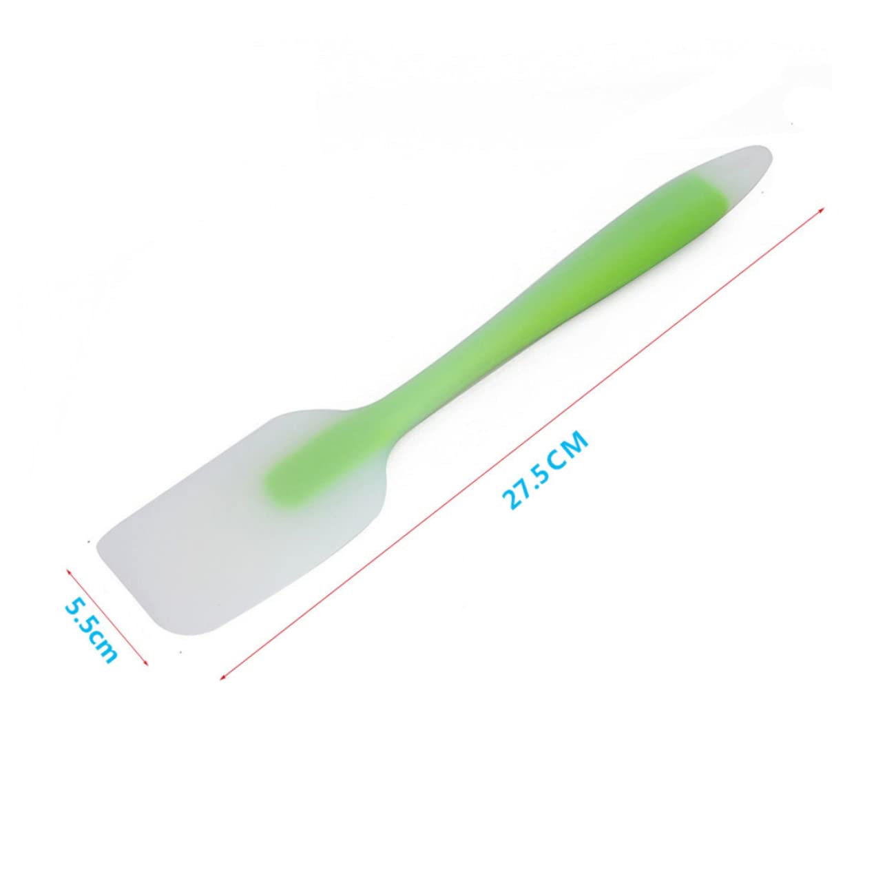 PRETYZOOM Flexibles Küchenhelfer 5 Stück aus Lebensmittelechtem Silikon Silikon Küchenutensilien Hitzebeständig und Antihaftbeschichtet in Grün für Kochen und Backen