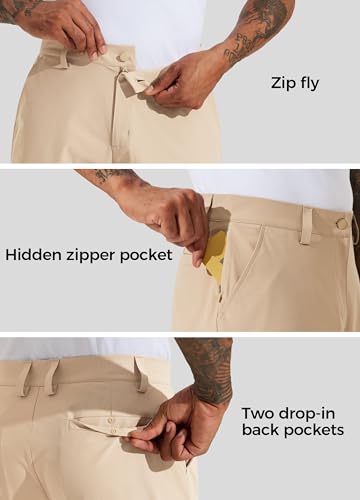 Short de golf extensible homme avec poches, la solution séchage rapide - 5