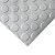 Rubber-Cal Coin Grip Metallic PVC Flooring, Silver, 2.5mm x 4' x 6' (03-W265-S-06)