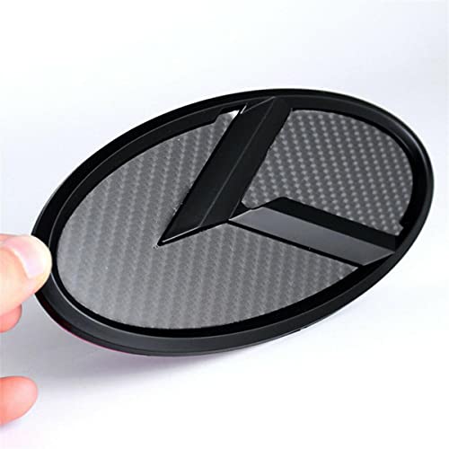 KSPEED Black Carbon & Black Edition K Logo Emblem Set For 2020+ Kia Seltos (2pc)