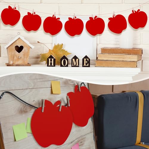 Image of Ireer 48 Pcs Foam Apple Cut Outs Red Apples Shapes Cutouts Bulletin Board Decoration Back to School Classroom Decor 6 Inch Foam Crafts for Teachers DIY Office School Chalkboard Wall Decor