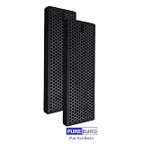 PUREBURG 2-pak zamiennych filtrów zapachowych i VOC, kompatybilny z brązowym oczyszczaczem powietrza BFD104BE2, numer papieru BRFV1E