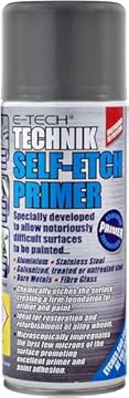 E-TECH Technik Self-Etch Primer - 400ml - Ideal for restoration and refurbishment and alloy wheels