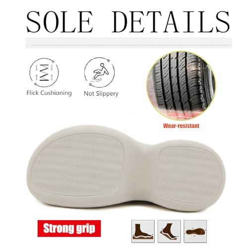 Women's Leather Platform Orthopedic Mary Jane Shoes with Adjust Buckle Strap Fashion Comfortable Round Toe Wedge High Heels Dress Shoes Non-Slip Soft Bottom Casual Walking Shoes4