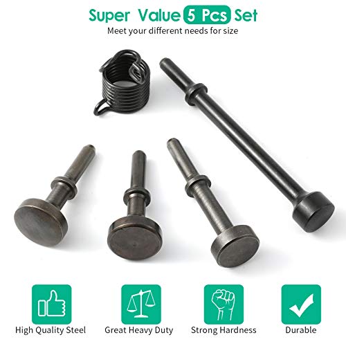 Anndason 5 Pcs Smoothing Pneumatic Air Hammer Pneumatic Chisel Bits Tools Kit - Thumbnail 4