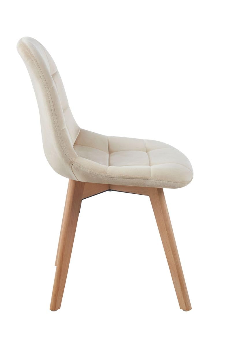 Regalos Miguel - Sillas Comedor - Silla Kelen Terciopelo - Beige
