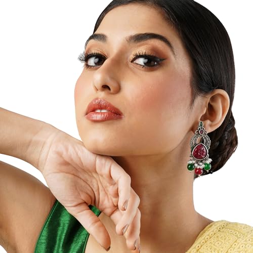 Chandbali Ethnic Earrings - Trendy Design
