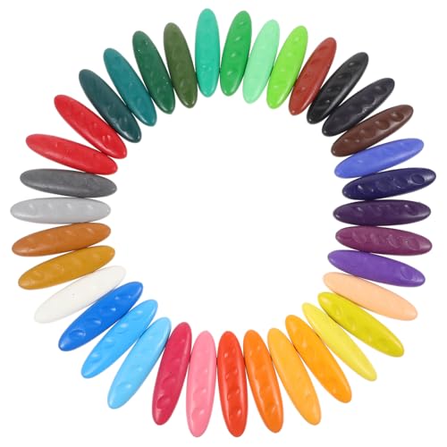 VILLCASE Boys and Girls's Art Supplies 36pcs Bulk Watercolor Crayons Toddler Crayons Set Washable Comfortable to Hold for Painting