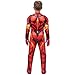 Marvel Iron Man Official Youth Halloween Costume - Padded Jumpsuit with Gloves and Plastic Mask (S) Multi
