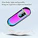 Electronic Lighter, Jet Flame Torch with Electric Lighters Refillable Butane 2 in 1,Jet Windproof Flame Gas USB Rechargeable Infinity, Creative Love-Lighters for Outdoor Indoor