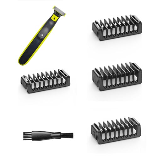 5 Pièces Sabots Kit,Sabots Peigne de Guidage pour O Blade Sabots QP2724 QP2824 QP2520 QP2630 QP6551,1/2/3/5mm Oblade Peigne Attaches Sabots pour Tondeuse...