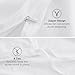 Bedsure 100% Washed Cotton Duvet Cover Queen Size - Bright White Minimalist Cotton Duvet Cover Linen Like for All Seasons - GentleSoft™ Plain Simple Bedding (Bright White, Queen, 90
