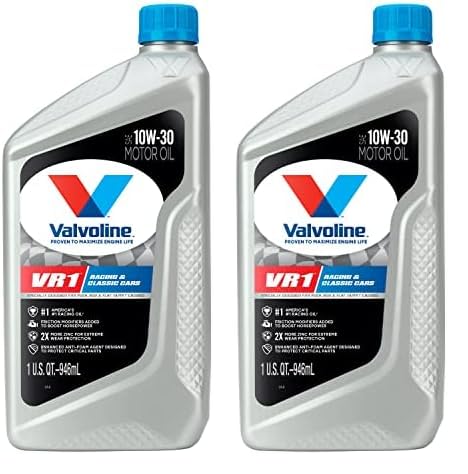 ValvolineVR1 Racing SAE 10W-30 Motor Oil 1 QT (Pack of 2)