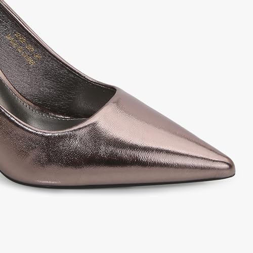 Women’s Bow Pumps Elegant Pointed Toe Dress Heels with Sculpted Flared Heel, Perfect for Weddings, Evening Events & Formal Occasions4