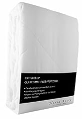 Olivia Rocco - Coprimaterasso Trapuntato, Alta qualità, con Angoli, Doppio