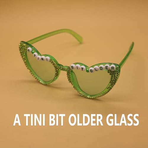 A Tini Bit Older Sunglasses for A Tini Bit Older Birthday Party Decorations, Martini Birthday Party Decorations, Girl Women Martini Birth day Gift Sunglasses TN2