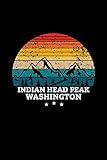 head peak  indian head peak washington: Lined Notebook / journal Gift,120 Pages,6*9,Soft Cover,Matte Finish