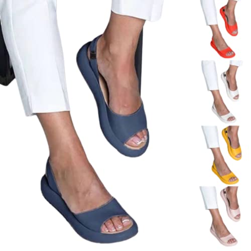 TBTB Sandales Femme - Sandales De Sport Et D'ExtéRie Mode Tongs De Claquettes Sandales Plateforme Femme éTé Chaussures De Loisirs LéGèRes Sandale Randonnee Chaussures De Loisirs, Rose, 38 EU Cover