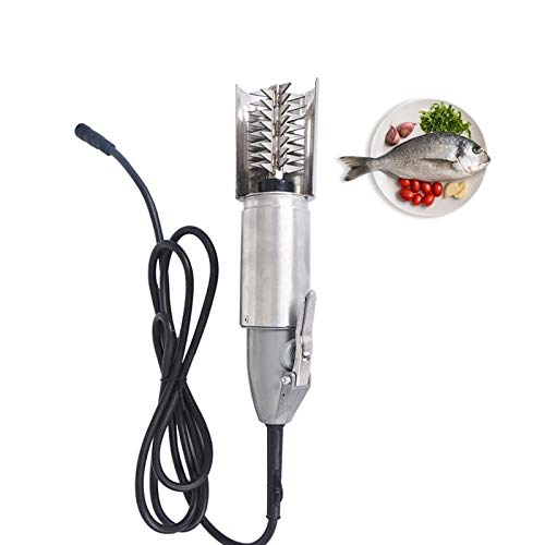 YLJXXY Electric Fish Skin Scaler Descaler, Powerful Descaler Scraper Seafood Tool Waterproof