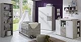 babyzimmer möbel boss Babybett 70 x 140 cm mit Umbauseiten und Lattenrost