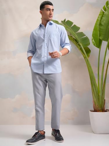 Image of Highlander Men's Slim Fit Striped Shirt | Full Sleeves | Everyday Wear Stylish Shirts for Men