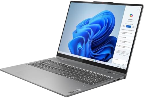 Image of Lenovo IdeaPad 5 2-in-1 with AMD Ryzen 7 8845HS Processor, 16 inch WUXGA Touchscreen Display, 16GB LPDDR5X RAM, 1TB SSD, Digital Pen, Backlit KYB, FP Reader, and Win 11 Home