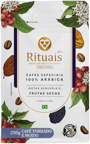3 Corações Café Torrado e Moído Rituais 85+, Aroma Frutas Secas, ...
