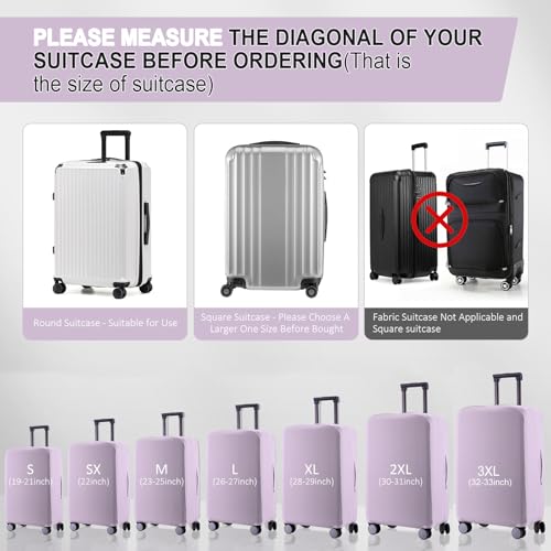 Rainvillage Travel Luggage Cover Suitcase Protector Scratch-Resistant Fit 19-31 Inch Suitcase thumb #4