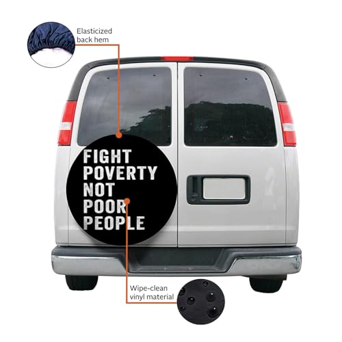 Fight Poverty Not Poor People for Trailer Rv SUV Truck Camper Travel Trailers Accessories 15 inch2