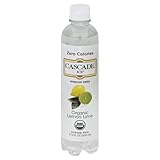 Cascade Ice Organic Sparkling Water, Lemon Lime, 17.2 Fluid Ounce (Pack of 12)