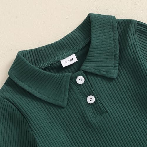Image of BeQeuewll Fall Winter Toddler Baby Girl Clothes 2Pcs Long Sleeve Ribbed Knit Shirt Plaid Skirt 1T 2T 3T 4T 5T Girls Dress