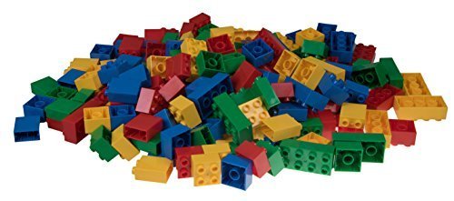 Strictly Briks - Big Briks Set - 204 Pieces - Blue, Green, Red, & Yellow - Large Building Blocks For Ages 3 And Up #TOP3
