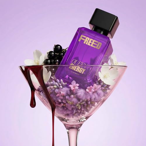 Image of FREED Queen Energy Eau De Parfum for Women | Royal Luxury Perfume with Black Currant, Vanilla & Cashmeran | Long Lasting Smell | Premium Gifts for Woman | 80 ml