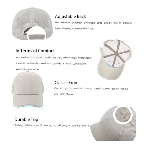 Image of ZH 12 Pack Mesh Trucker Hats, Bulk Baseball Caps for Men and Women, Trucker Cap Wholesale