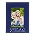 We Love you To The Moon And Back Laser Engraved Faux Leather Blue Leatherette Wall Hanging/Tabletop 8x10 Vertical Portrait Picture Group Family New First Time Seeing Grandchild Baby Photo Frame