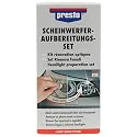 presto Scheinwerfer-Aufbereitungs-Set, Komplettes Set zur Scheinwerferaufbereitung, für Auto & Motorrad, inkl. Politur, Entfernt Kratzer, UV-Schutz