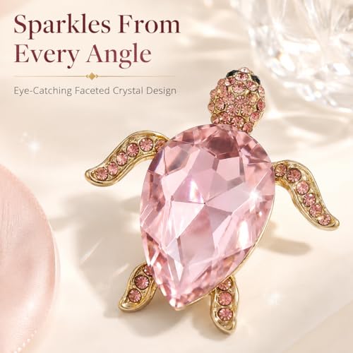 Image of Animal Brooch for Women Zirconia Rhinestone Abalone Shell Animal Lapel Pin Christmas Birthday Holiday Gift for Wife Mother Girlfriend Daughter