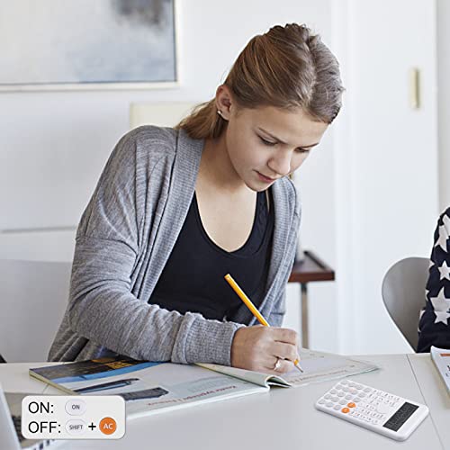 Image of EooCoo 2-Line Standard Scientific Calculator, Cute Desk Accessories, Portable and Cute School Office Supplies, Suitable for Primary School to College Student Use