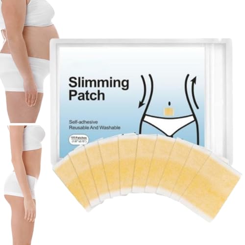 Parche Reductor Abdominal | 10 Unidades Parches Moldeadores Mujer | Adhesivo Firme para Grasa Abdominal Quemagrasas | Uso Diario Nocturno Pérdida de Peso para Mujeres