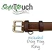 Soft Touch Collars Padded Leather Dog Collar, Brown Medium, Genuine Real Leather, Great for Male or Female Dogs, 20