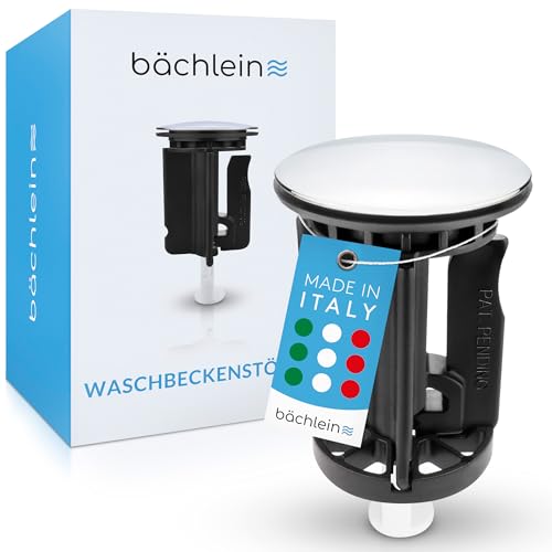Bächlein Universal Chrom Waschbeckenstöpsel Flügelstopfen