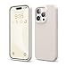 Produktbild elago Flüssig Silikon Case Kompatibel mit iPhone 15 Pro Hülle, Premium Silikon Handyhülle, Ganzkörper Schutzhülle [4 Lagige Stoßfeste Struktur], Kratzfestes Weiches Mikrofaserfutter (Taupe)