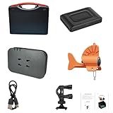 Honseadek Buscador de pesca con ángulo amplio de 195°, IPS de 4.3 pulgadas para cámara Shark IP68 resistente al agua (4.3 pulgadas IPS + 30 M)