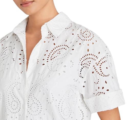 Image of Club Monaco Women's Women's Eyelet Shirt Dress