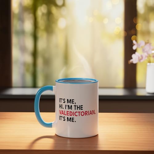 Taza de cerámica Azul/Blanco 11 onzas miniatura 3