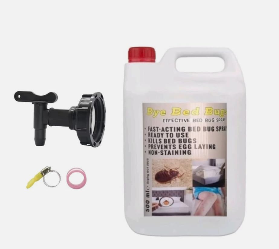 BATUUTAH Bed Bug Killer Spray for Mattress and Home, Strong Repellent Formula, Fast-Acting, Ready to Use, Non-Staining (5L)