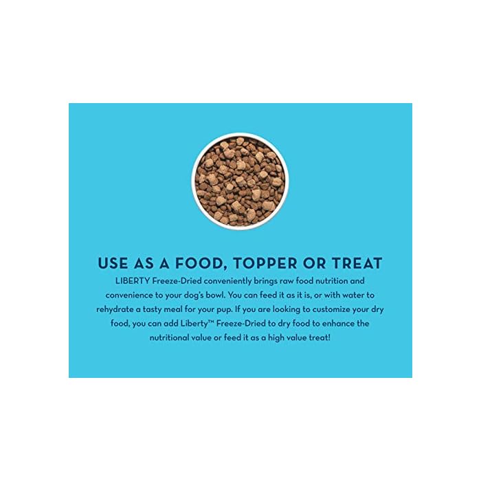 Buckley Liberty Freeze Dried Dog Food/Food Topper And Mixer, Lamb, 20