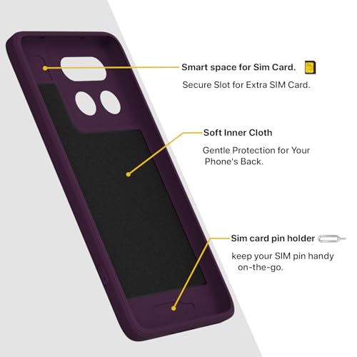 Image of Pikkme Back Cover for Realme 16 Pro Plus 5G Soft Matte Silicone Mag-Safe Design (Mag-Safe Not Support) Camera Protection | Slim Fit Bumper Cover (Purple)