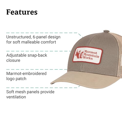 Image of Marmot Unisex-Adult Retro Trucker Hat