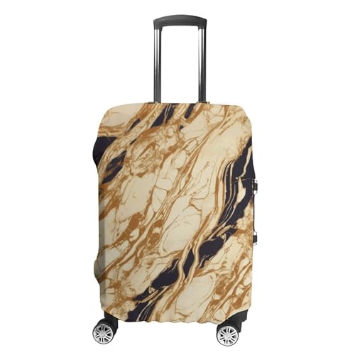 Marble Luggage Cover, Elastic Luggage Protector Fits 19-32in Suitcases, Washable & Anti-Scratch Suitcase Cover for Men Women XL
